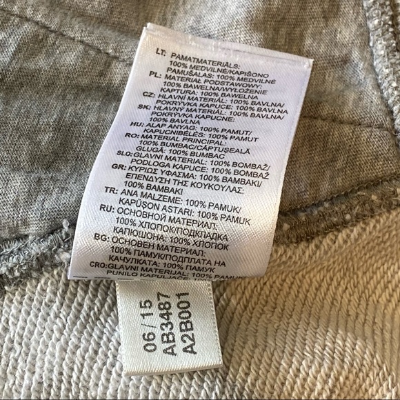 Adidas Neo gray Zip Up Hoodie women's small gorpcore athletic wardrobe essential - Picture 5 of 11